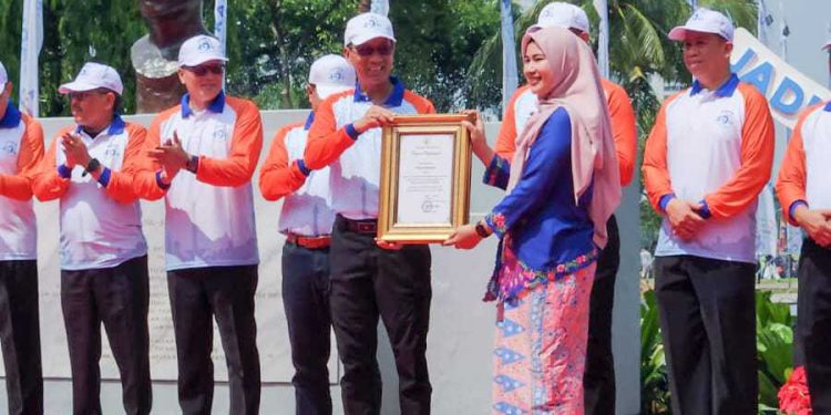 Tema tersebut adalah karya ASN Dinas Kebudayaan DKI Jakarata Yunita Irmania, yang juga warga LDII Jakarta Utara (Jakut). Foto: LINES.