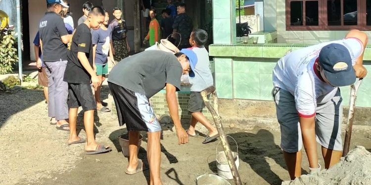LDII Parepare Kerja Bakti Bangun TPA Sebagai Modal Pembinaan Karakter Anak-anak