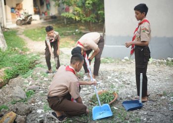 PC LDII Kembangan Jakbar Sukseskan Kampanye Kerja Bakti Nasional LDII