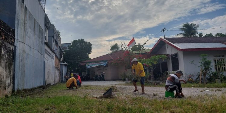 Kerja Bakti Nasional LDII LDII Gotong Royong Kerja Bakti Nasionalisme Kebangsaan Merah Putih Bersih Suci Mengepel Ngepel Solid RakernasLDII2023