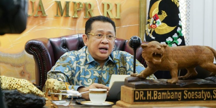 Ketua MPR RI Bambang Soesatyo mengatakan memajukan demokrasi menjadi tanggung jawab semua pihak sebagai bangsa, tidak terkecuali bagi organisasi Islam. Foto: LINES.