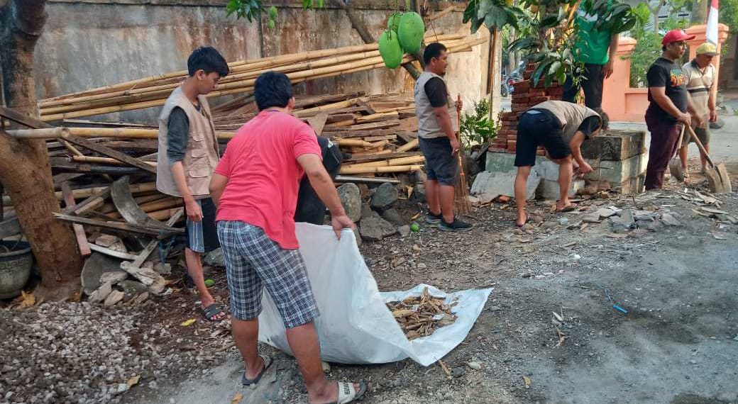 Kerja Bakti Nasional LDII LDII Gotong Royong Kerja Bakti Nasionalisme Kebangsaan Merah Putih Bersih Suci Mengepel Ngepel Solid Rakernas LDII 2023