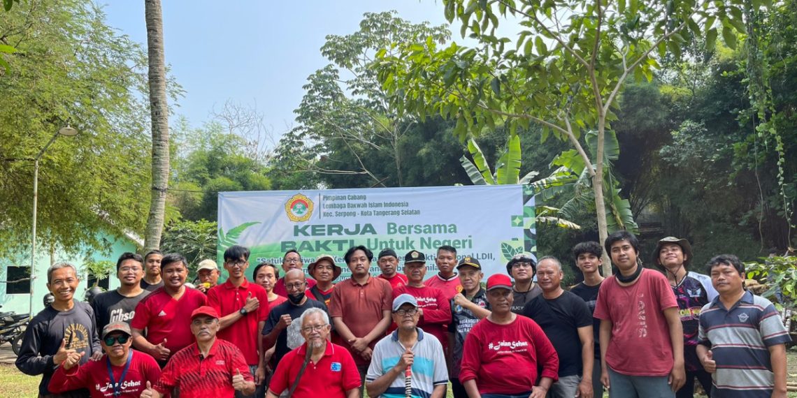 LDII Serpong Manfaatkan Kerja Bakti Sebagai Ajang Pembentukan Karakter Generasi Muda