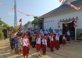 Upacara HUT RI ke-78 di PAC LDII Ampui, Kenalkan Nasionalisme Sejak Dini