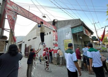 Kerja Bakti Nasional LDII LDII Gotong Royong Kerja Bakti Nasionalisme Kebangsaan Merah Putih Bersih Suci Mengepel Ngepel Solid RakernasLDII2023