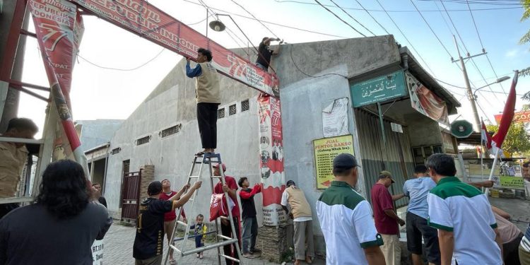 Kerja Bakti Nasional LDII LDII Gotong Royong Kerja Bakti Nasionalisme Kebangsaan Merah Putih Bersih Suci Mengepel Ngepel Solid RakernasLDII2023