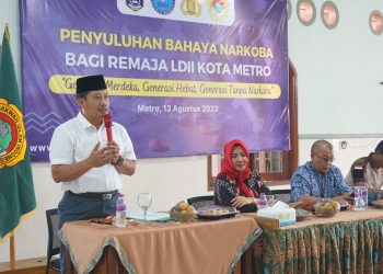 DPD LDII Kota Metro Gandeng BNN dan Polres Gelar Penyuluhan Cegah Bahaya Narkoba