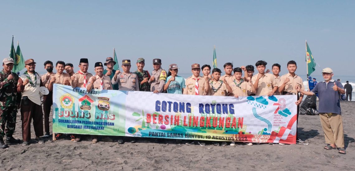 Warga LDII Bantul dan Warga Terlibat dalam Aksi Darurat Sampah