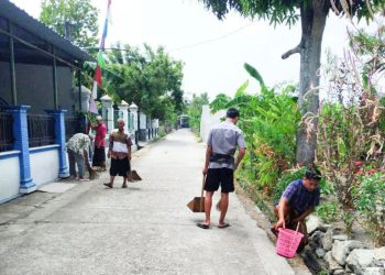 Ciptakan Lingkungan Bersih, LDII Desa Pojok Sukoharjo Gerakkan Kerja Bakti Massal