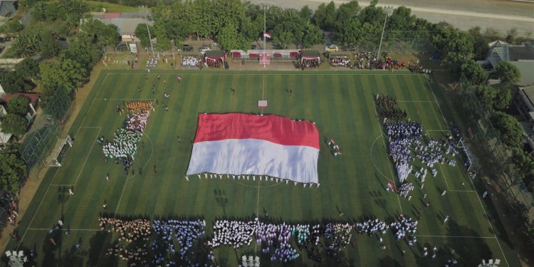 Upacara bendera BIG LDII Limo
