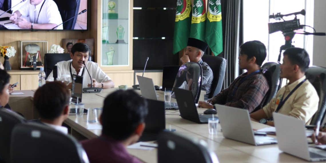 DPW LDII Jawa Barat menghelat “Pelatihan Jurnalistik TV”, dengan tema “Pelatihan, Koordinasi dan Evaluasi Jurnalistik TV”. Foto: LINES.