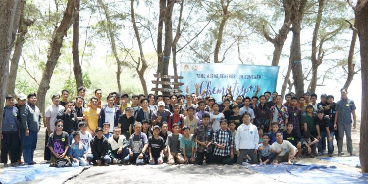 DPD LDII Kabupaten Sumenep menghelat “Temu Akbar Generasi Muda”, di Pantai Lombang, Sumenep, pada Minggu (17/9). Foto: LINES.