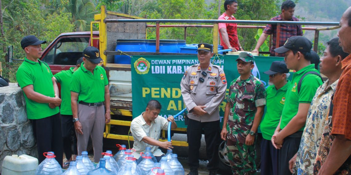 LDII Wonogiri kirim bantuan air