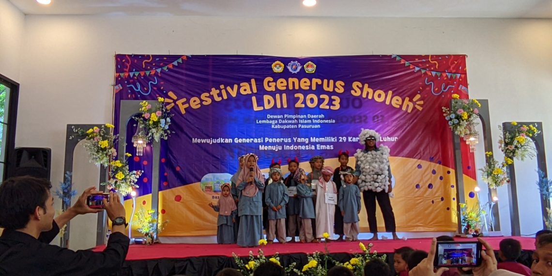 DPD LDII Kabupaten Pasuruan menyelenggarakan Festival Generus Sholeh (FGS) 2023. Foto: LINES.