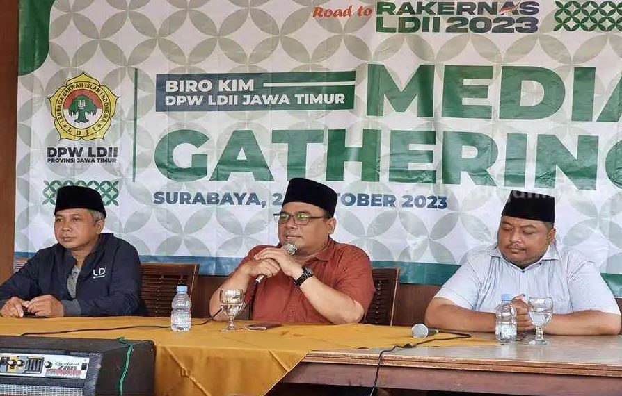 LDII Jawa Timur (Jatim) menegaskan sikap netral dan aktif yang akan diambil oleh pengurus dan anggota LDII di Jawa Timur dalam menghadapi tahun politik 2024. Foto: LINES.
