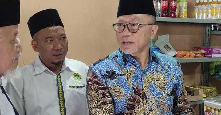 Menteri Perdagangan (Mendag) Zulkifli Hasan menghadiri acara “Silaturahim Kebangsaan” yang dihelat DPW LDII Banten yang berlangsung di Pondok Pesantren Al-Furqon, Cimone, Kota Tangerang Pada Sabtu (30/9). Foto: LINES.