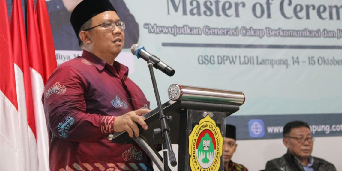 DPW LDII Lampung menghelat “Public Speaking dan Master of Ceremony”. Foto: LINES.