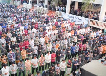 Salat Istisqo LDII Ponpes Wali Barokah Kediri