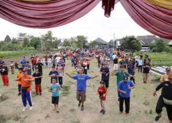 700-an Warga LDII Berbah Ikuti Jalan Sehat Hari Pahlawan Nasional