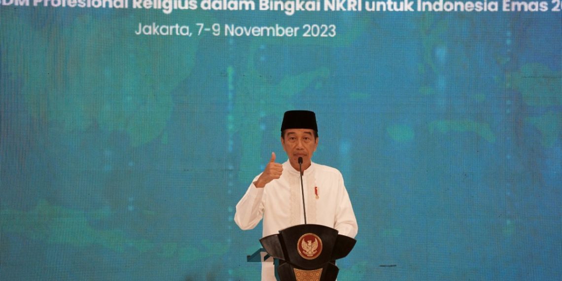 Presiden Jokowi LDII Rakernas LDII 2023 Indonesia Emas 2045
