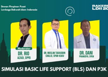 LDII Helat Simulasi Bantuan Hidup Dasar di Area Expo Rakernas