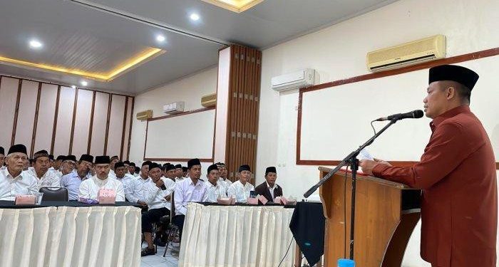 Bupati Kebumen, Arif Sugiyanto mengisi “Tausyiah Kebangsaan LDII Kebumen”. Foto: LINES.