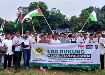 LDII Subang Ikuti Aksi Solidaritas untuk Palestina