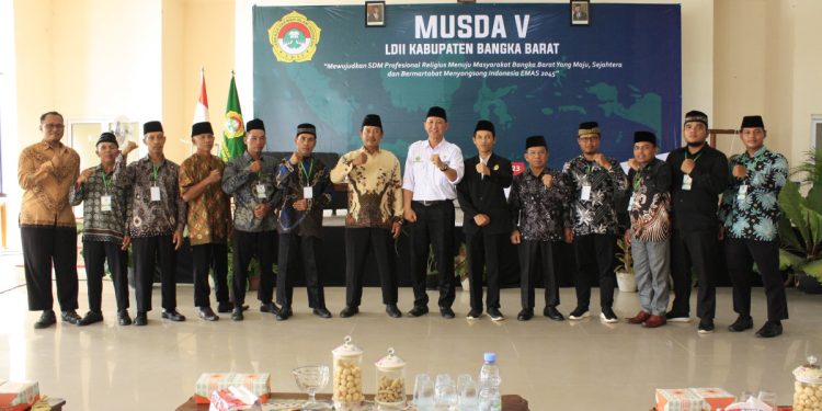 DPD LDII Kabupaten Bangka Barat menggelar Musyawarah Daerah (Musda) V di Gedung Serba Guna (GSG) Kecamatan Muntok, Selasa (12/12). Foto: LINES.