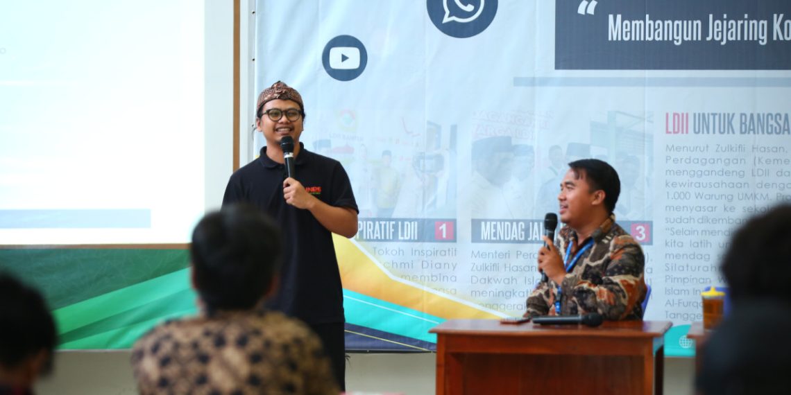 DPW LDII Banten bekerja sama dengan Departemen Komunikasi Informasi dan Media (KIM) dan LDII News Netwrok (LINES) DPP LDII menyelenggarakan pelatihan jurnalistik. Foto: LINES.