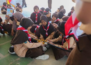 Tanamkan Pendidikan Karakter, Sako SPN Cabang Cilegon Gelar Persami