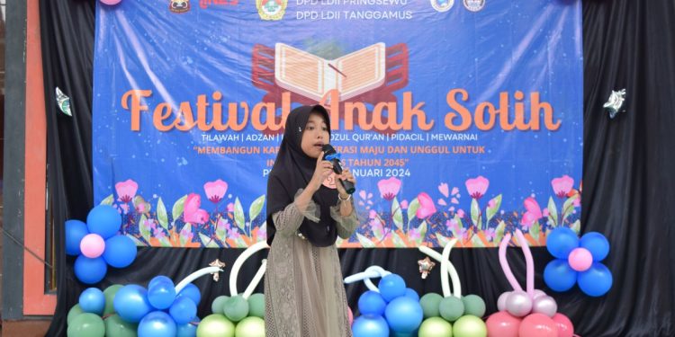 DPD LDII Pringsewu dan DPD LDII Tanggamus berkolaborasi menghelat Festival Anak Saleh (FAS). Foto: LINES.