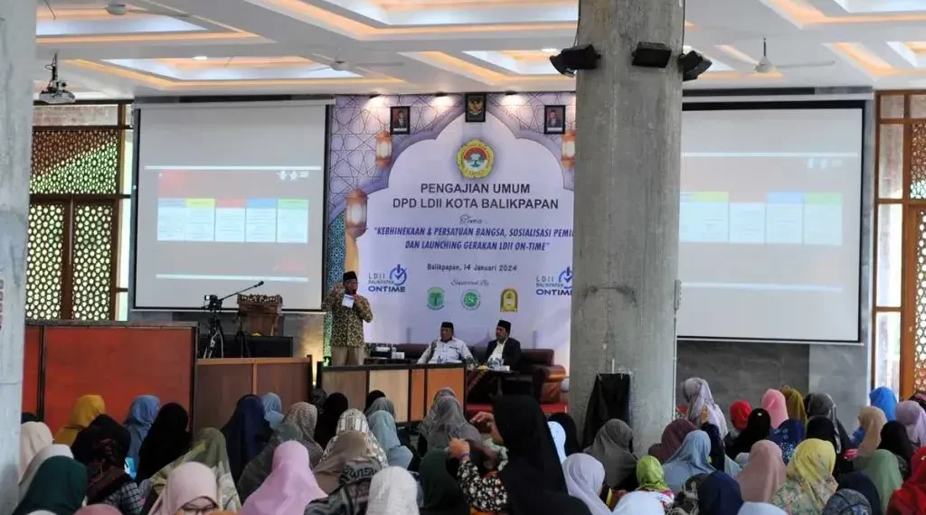 Sosialisasi KPU di LDII Balikpapan. Foto: LINES.