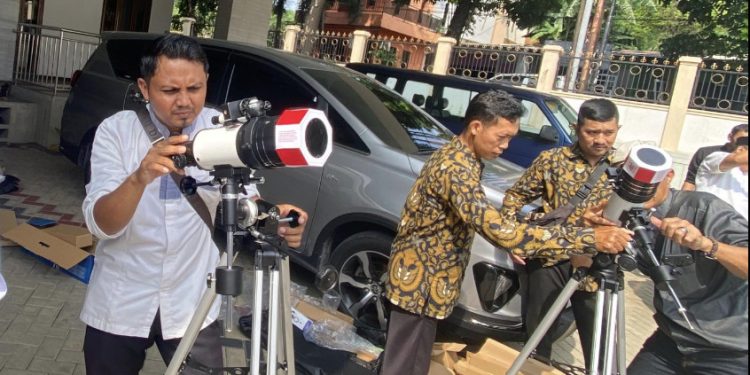 DPD LDII Gunungkidul telah menyelesaikan pelatihan rukyat hilal yang diselenggarakan oleh Dewan Pimpinan Pusat (DPP) LDII. Foto: LINES.