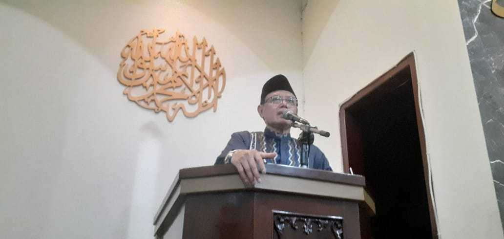 Pengurus LDII Jawa Tengah mengikuti Salat Tarawih Keliling (tarling) yang diselenggarakan oleh Pemerintah Provinsi Jawa Tengah. Foto: LINES.