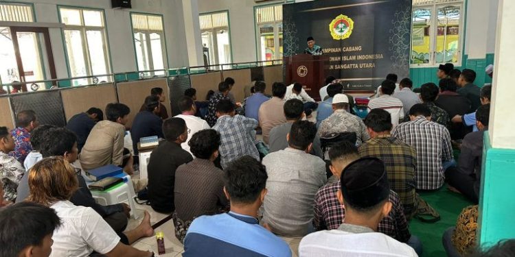 DPD LDII Kutai Timur menggelar pengajian umum yang dihadiri oleh ratusan warga LDII. Foto: LINES.