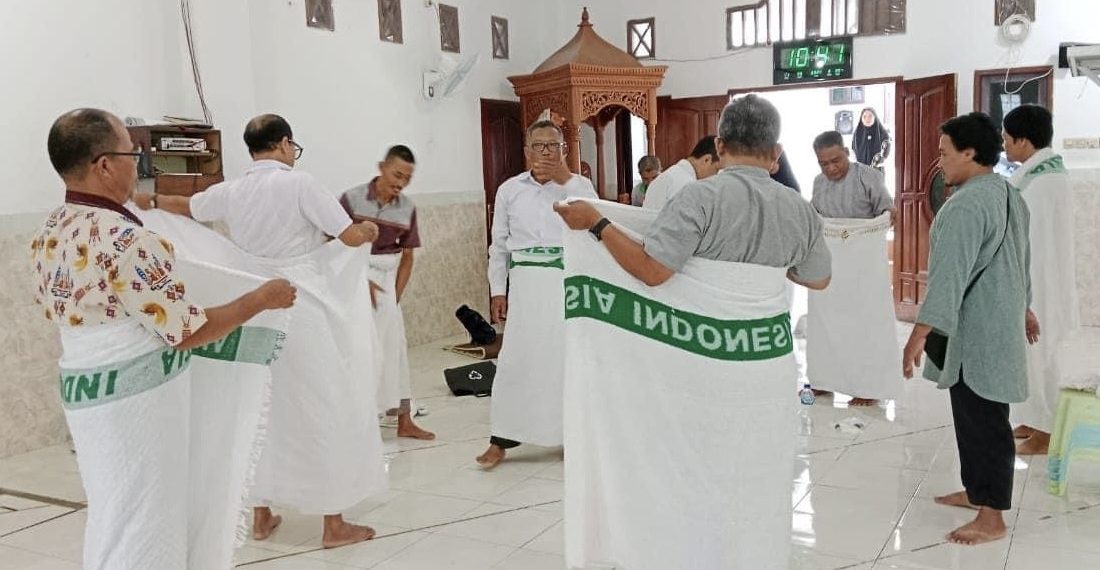 DPD LDII Kabupaten Manokwari menggelar manasik haji. Foto: LINES.