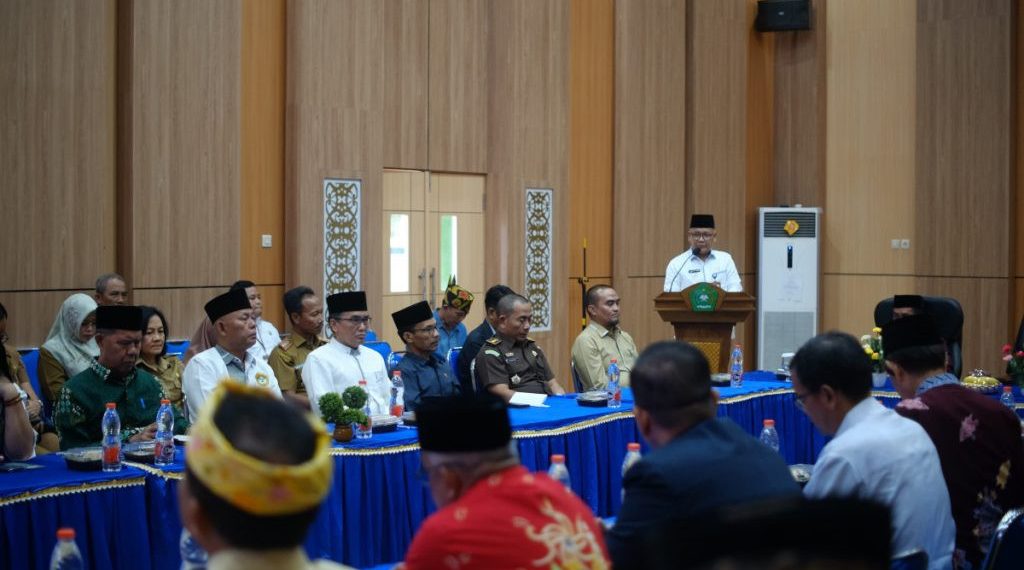 DPW LDII Kalimantan Tengah (Kalteng) bersama ormas-ormas yang tergabung dalam FKUB turut serta mendeklarasikan Pilkada Damai. Foto: LINES.