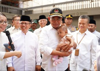 Upaya Cegah Stunting, Menko PMK Muhadjir Tinjau Posyandu As-Syifa Ponpes Al Ubaidah Sebagai Percontohan