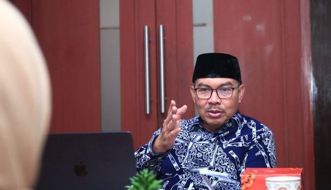 DPP LDII berkunjung ke Kantor Badan Kependudukan dan Keluarga Berencana Nasional (BKKBN) Jakarta pada Jumat (12/7). Foto: LINES.