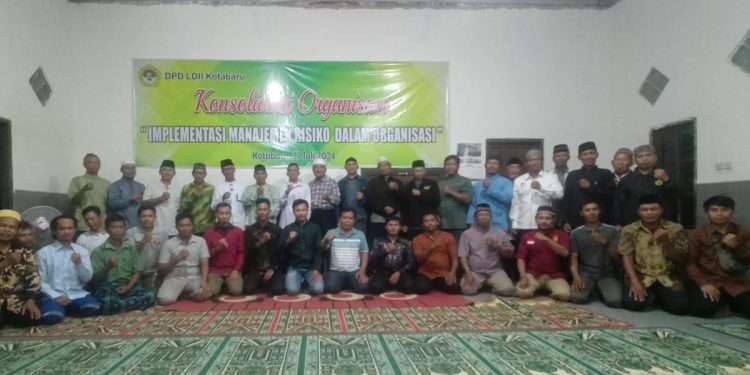 Pengurus DPD LDII Kabupaten Kotabaru menggelar koordinasi dan konsolidasi organisasi. Foto: LINES.