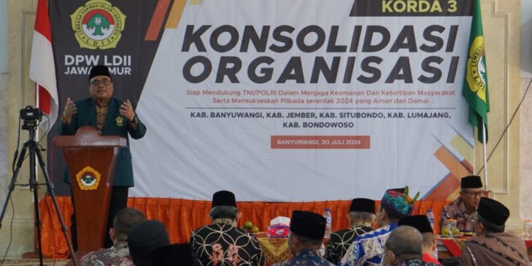 LDII Jawa Timur Helat Konsolidasi untuk Dukung Pilkada Aman dan Damai. Foto: LINES.