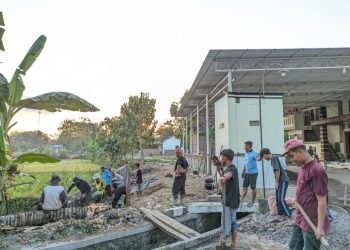 Lestarikan Nilai Gotong-Royong, LDII Troketon Kerja Bakti Bangun Jalan