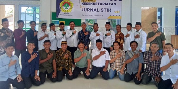 DPD LDII Kabupaten Bintan baru-baru ini menggelar pelatihan kesekretariatan dan jurnalistik di Tanjung Uban. Foto: LINES.