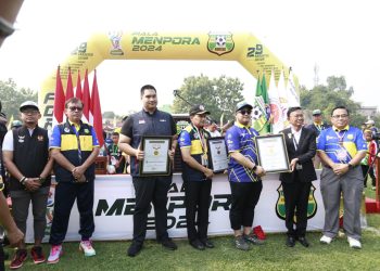 Peduli Pembinaan Sepak Bola Usia Dini, Menpora dan LDII Apresiasi Festival Sepak Bola FORSGI Piala Menpora II