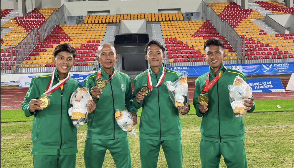 Tiga pemuda LDII menyumbangkan medali emas cabang sepak bola pada “Pekan Olahraga Nasional (PON) XXI/2024” pada Kamis, (18/9). Foto: LINES.