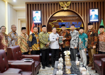 LDII Sumsel Sampaikan Hasil Rakornas ke Pj Gubernur Elen Setiadi