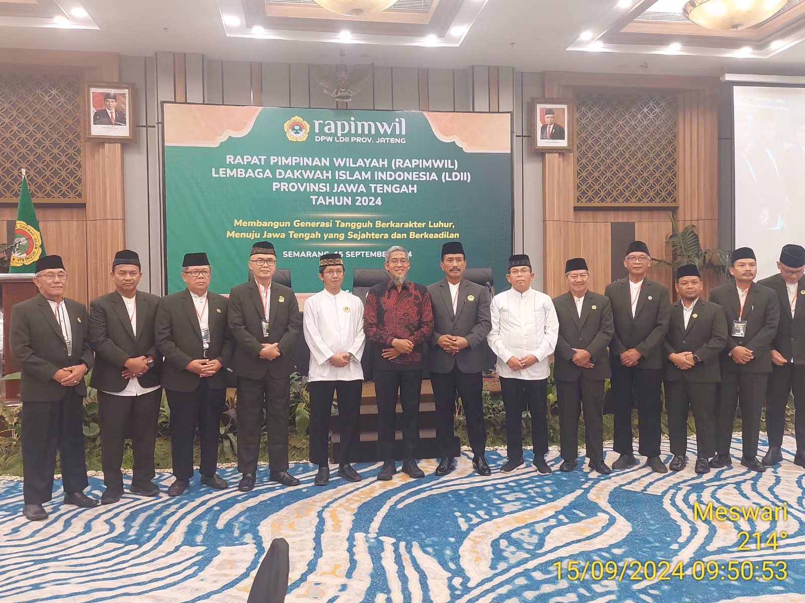 Ketua DPP LDII, Ardito Bhinadi mengajak pengurus LDII se-Jawa Tengah menyukseskan Pilkada serentak. Hal itu ia ungkapkan pada perhelatan “Rapat Pimpinan Wilayah (Rapimwil) LDII Jawa Tengah. Foto: LINES.