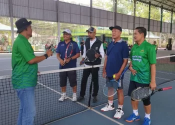 Meriahkan HUT RI, LDII Banyuwangi Helat “Tenis Eksekutif Game”
