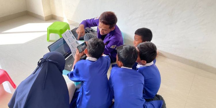 Pemuda LDII membuat Aplikasi Tahfidz Alquran. Foto: LINES.