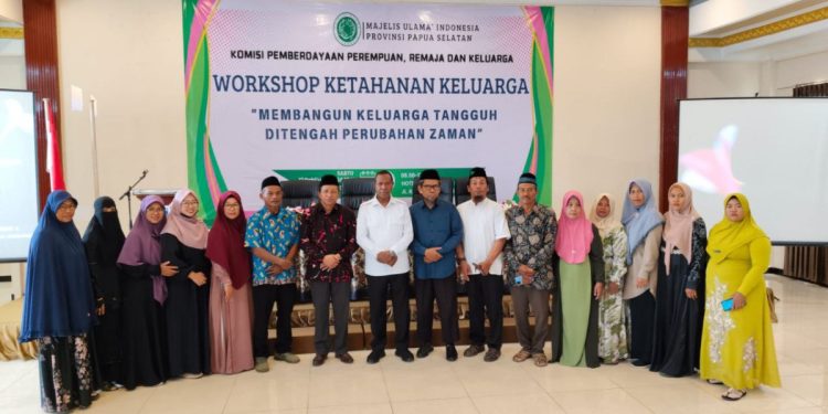 DPW LDII Papua Selatan menghadiri undangan “Workshop Ketahanan Keluarga MUI Papua Selatan”, di Merauke. Foto: LINES.